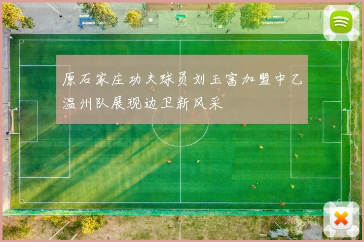 原石家庄功夫球员刘玉富加盟中乙温州队展现边卫新风采